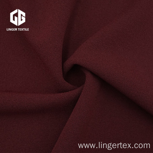 Twisted 100D Polyester Spandex Knit Crepe Fabric